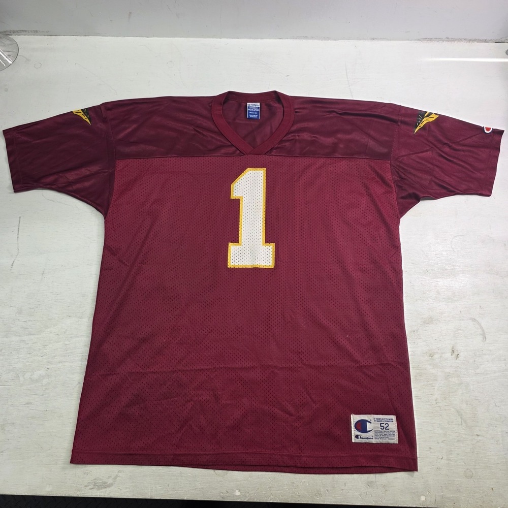 Vintage 90s Champion‎ FSU Florida State Seminoles #1 Football Jersey USA Mens 52